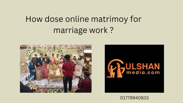 How does online matrimony for marriage work?