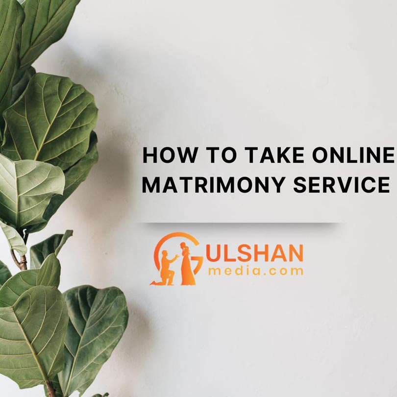 How to take online matrimony service.