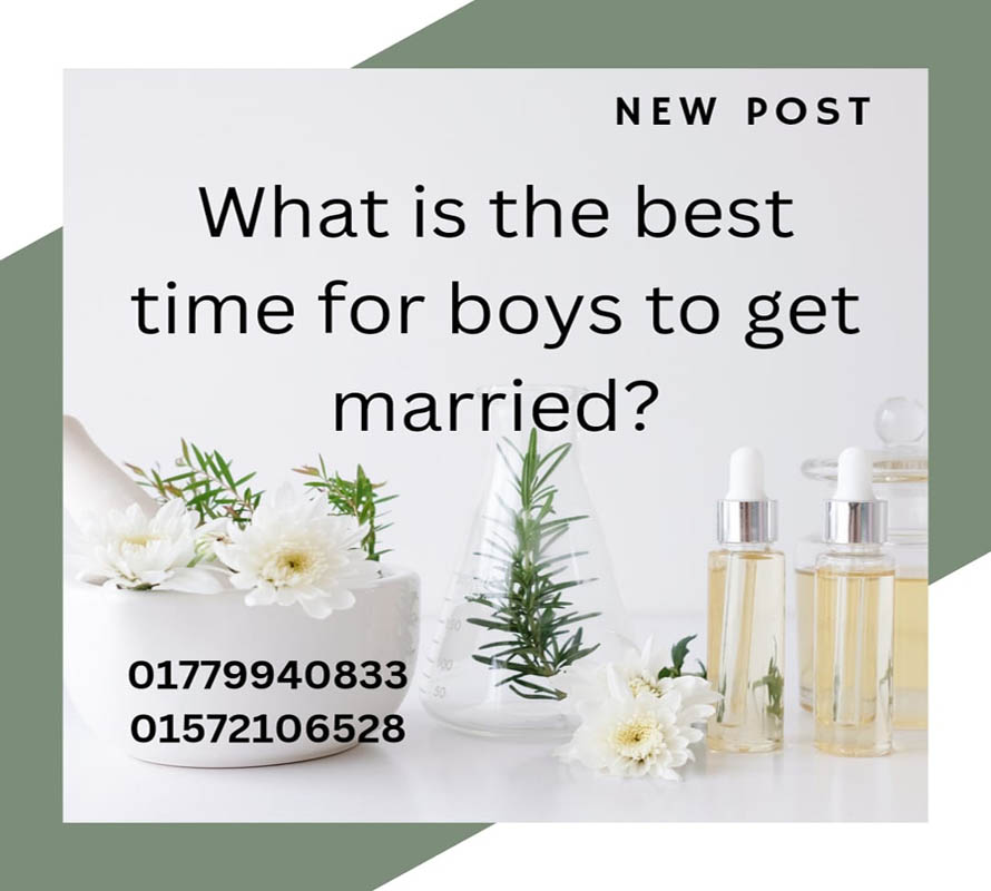 Here are some additional tips for boys who are considering getting married.