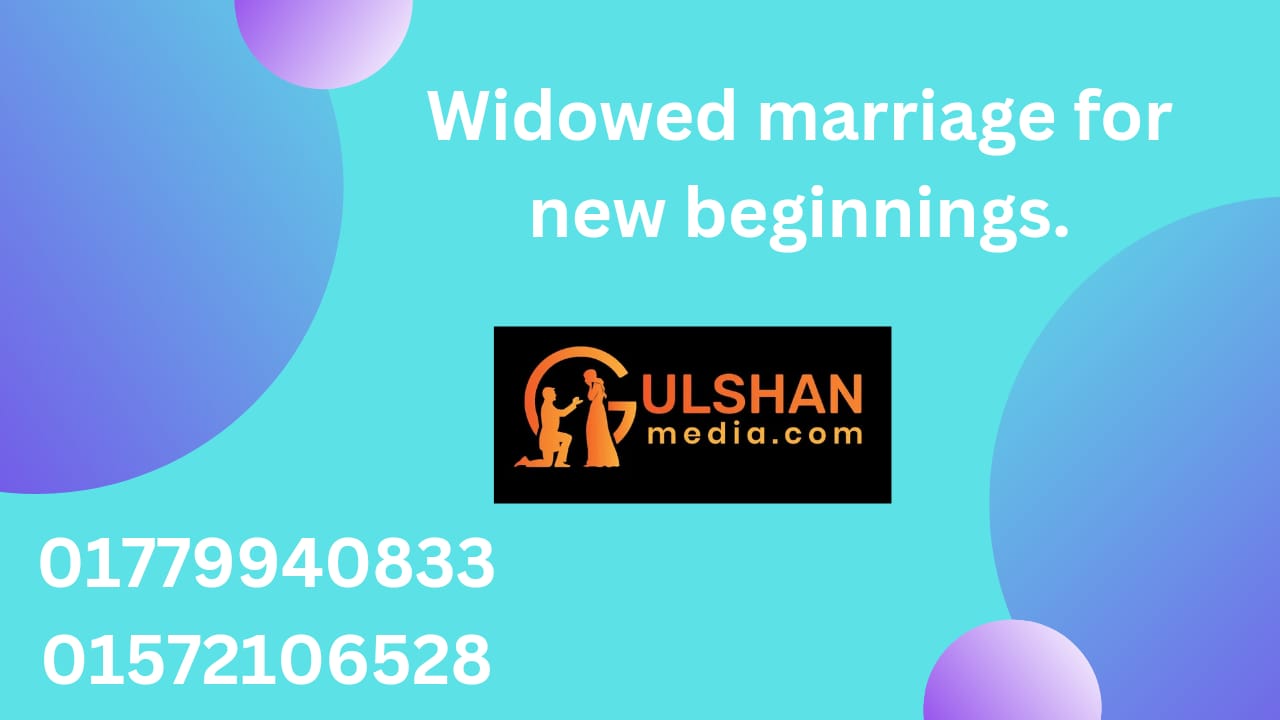 Widowed marriage for new beginnings.