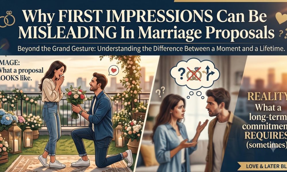 Why First Impressions Can Be Misleading in Marriage Proposals